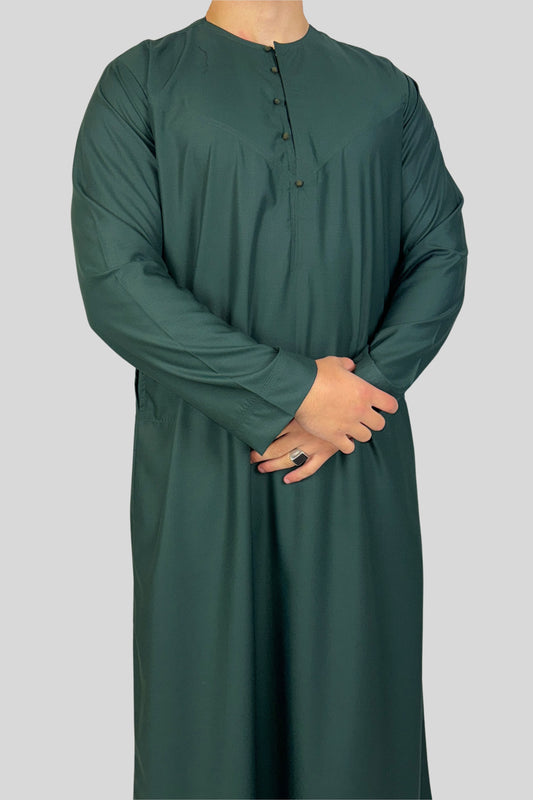 Green Omani Thobe