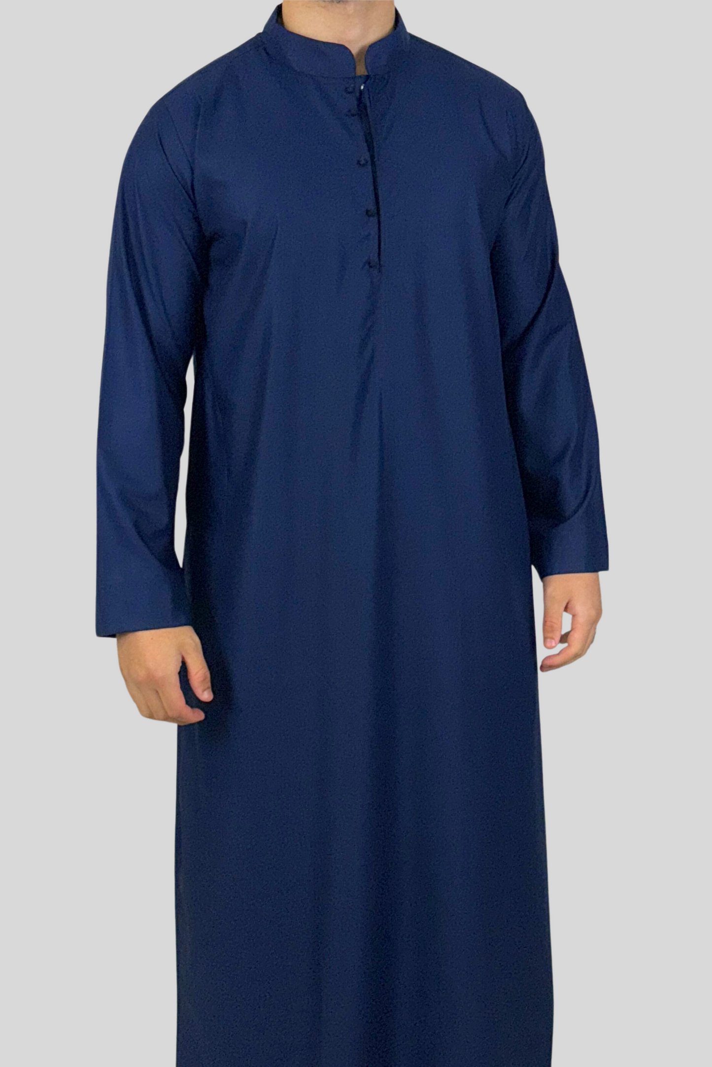 Navy Collar Thobe