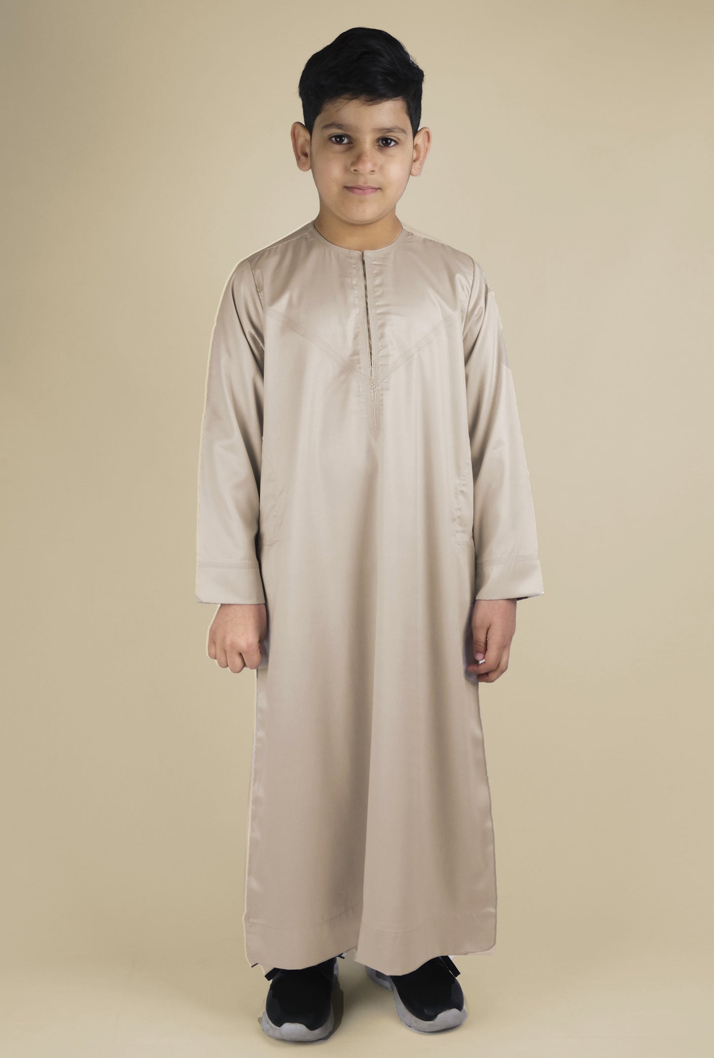 Kids Beige Thobe