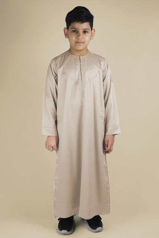 Kids Beige Thobe
