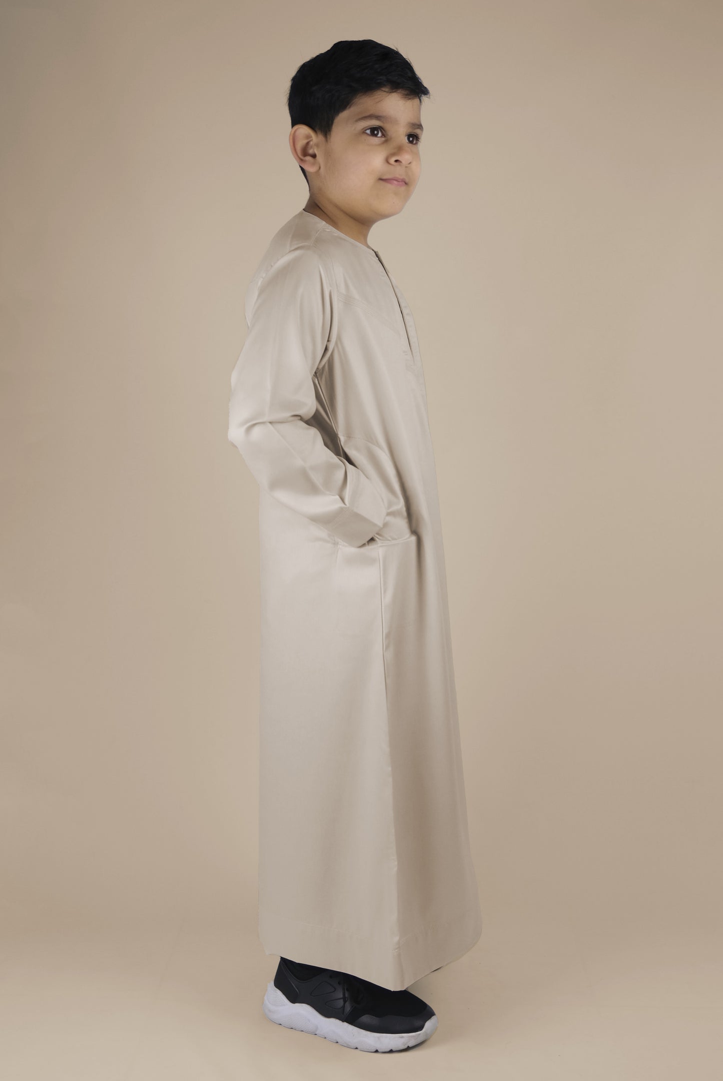 Kids Beige Thobe
