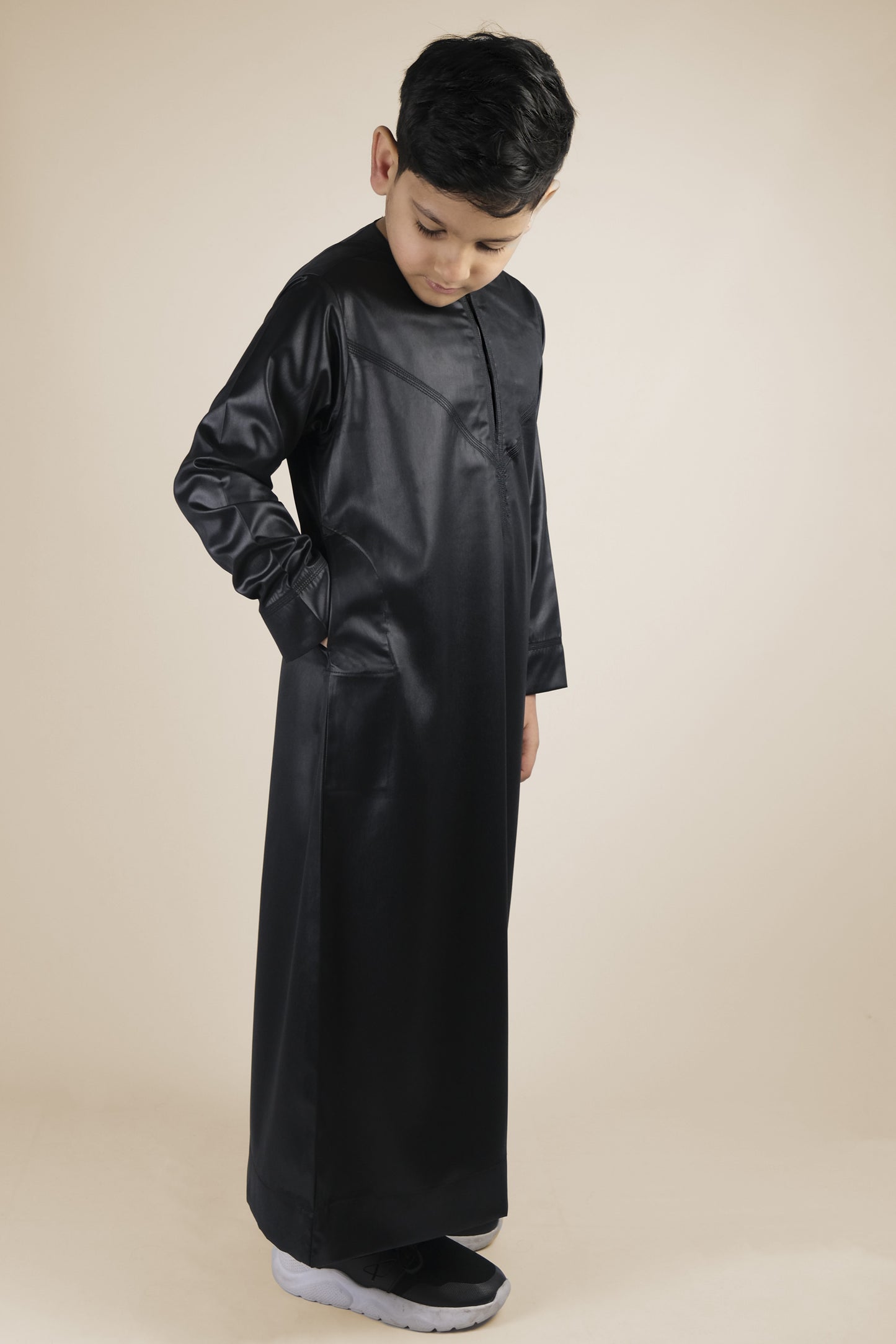 Kids Black Thobe