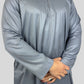 Shiny Grey Omani Thobe