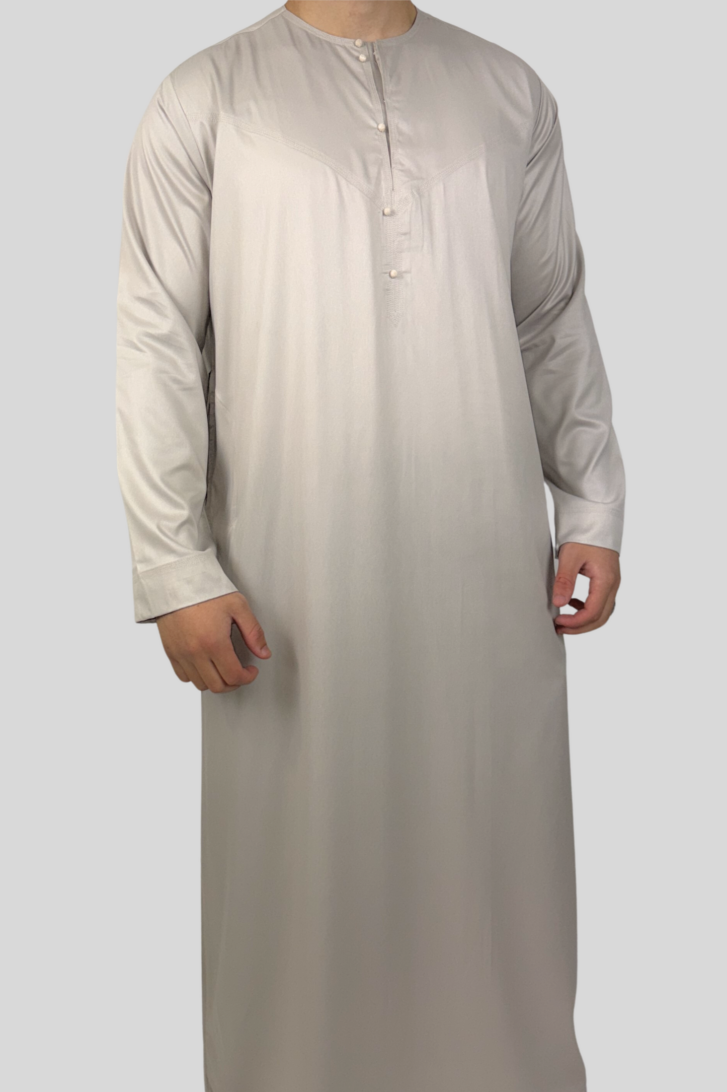 Shiny Beige Omani Thobe